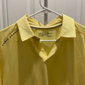 Yellow Under Armour Polo L
